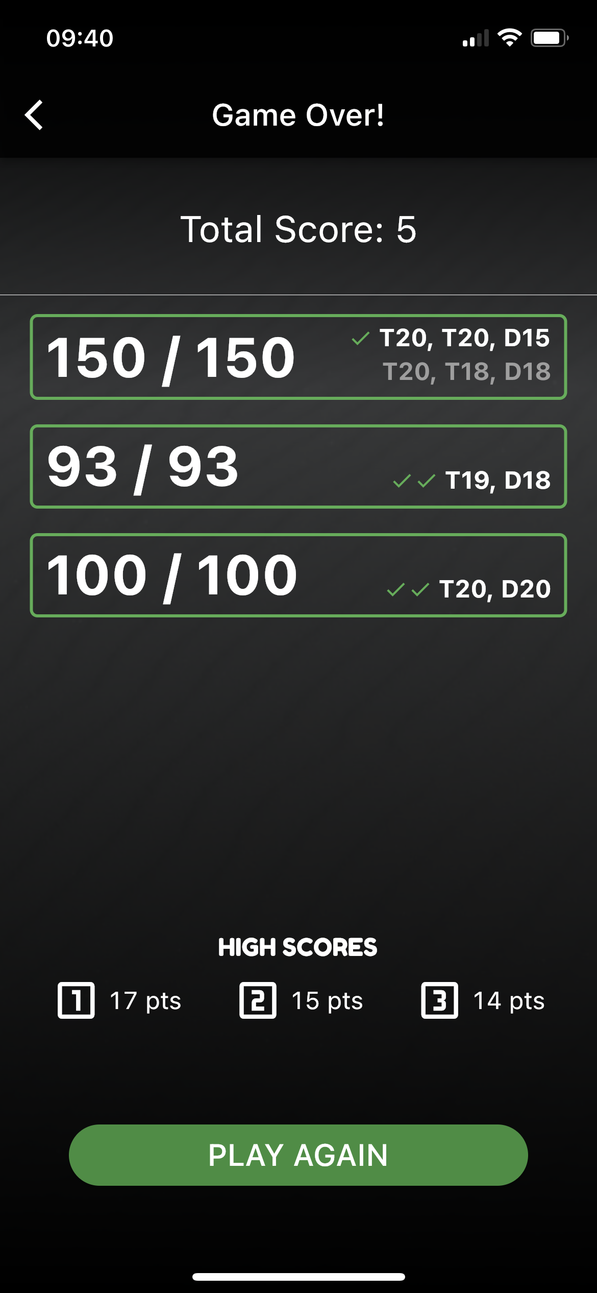 Dartel app screenshot 2